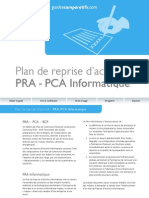 Pra Pca Plan Reprise Activite