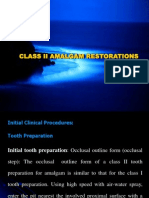 Class II Amalgam Restorations