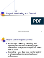 Project Monitoring & Control