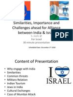 India Israel Friendship PPT by Satyadhar