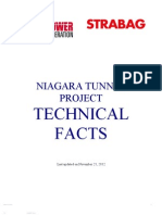 Niagara Tunnel Project - Technical Facts