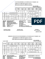 Time Table - CSE