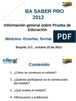 Charla Informativa Modulo de Educacion