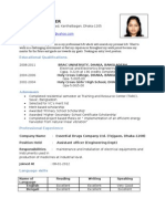 Sharmila Podder - Cv.new