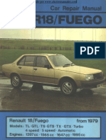 Manual Del Usuario Del Renault 18 Modelo Fuego