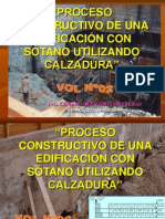 Vol.01 Proceso Constructivo de Una Edificacion Con Sotano, Utilizando Calzaduras