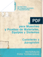 Normas para Muestreos y Pruebas de Materiales