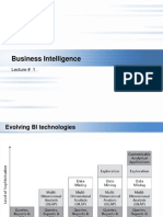 Business Intelligence: Lecture # 1