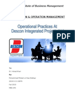 Operational Practices at DIPL