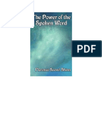 Florence Scovel Shinn The Power of The Spoken Word 1