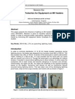 Lightning Protection For Equipment On MV Feeders