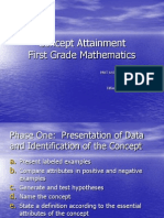 Concept Attainment First Grade Mathematics: Mat 643 Models of Teaching Linda Diverde Karol Gans Tiffany M. Cooper-Ortega