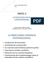 Presentacion, Psicologia Social Contemporanea