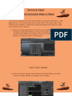 Technical Paper Ambient Occlusion Maps in Maya