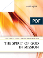 Spirit of God in Mission