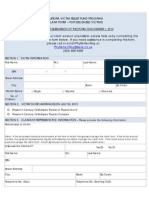 Claim Form For Deceased Victims