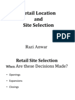 Retail Site Selection