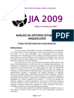 4-Análisis de Isótopos Estables y Arqueología