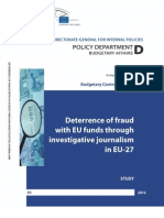 Deterrence of Fraud With EU Funds