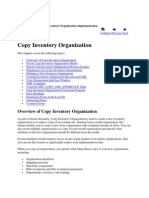 Oracle Inventory Copy Inventory Organization Implementation Guide