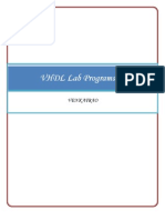 VHDL Lab Programs