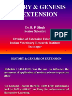 History of Extension Education Part