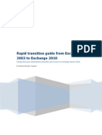 Rapid Transition Guide From Exchange 2003 To Exchange 2010