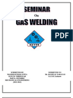 Seminar Report On Gas Welding