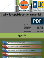 Why Public-Sector Mergers Fail