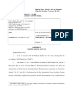 Objection Deadline: February 22, 2011 United States Bankruptcy Court For The Southern District of New York