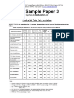 CAT Sample Paper 3