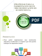 Estrategias para La Implementación de Un Proceso de Educación en Ecoeficiencia