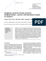 Designing A Polarity Therapy Protocol