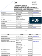 Professional Solicitors Registered in Ohio As of October 09, 2013