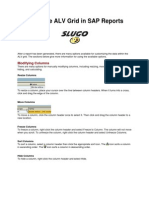 ALV Grid in SAP Reports