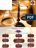 Mapa Conceptual. La Recusacion e Inhibicion en Materia Laboral