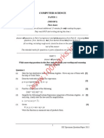 Computer Science XII ISC Sample Paper