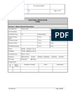 SAP SD Function Specification Sample