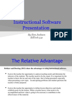 Instructional Software Presentation