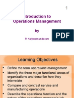 MBA IInd SEM POM Chapter 01 Intro