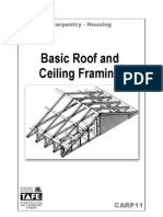 Carpentry Notes On Basic Roof & Ceiling Framing