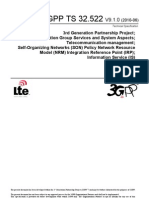 3GPP TS 32.522: Technical Specification