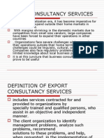 Export Consultancy Services Slides by Sandeep Gour