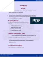 Budget: Budgeting Process