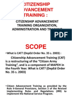 Citizenship Advancement Training