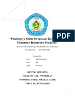 Pentingnya Guru Menguasai Keterampilan Menyusun Instrumen Penilaian