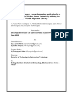 Developing An Energy Conserving Routing Application For A Sensor Node in Wireless Sensor Network by Utilizing The Wiselib Algorithm Library