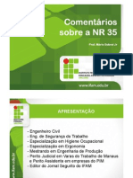 NR 35 IFAM - Mário Sobral JR PDF