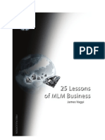 25 Lessons of MLM Busi Ness: J Ames Vagyi