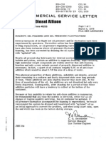 Detroit Diesel Allison: Commercial Service Letter